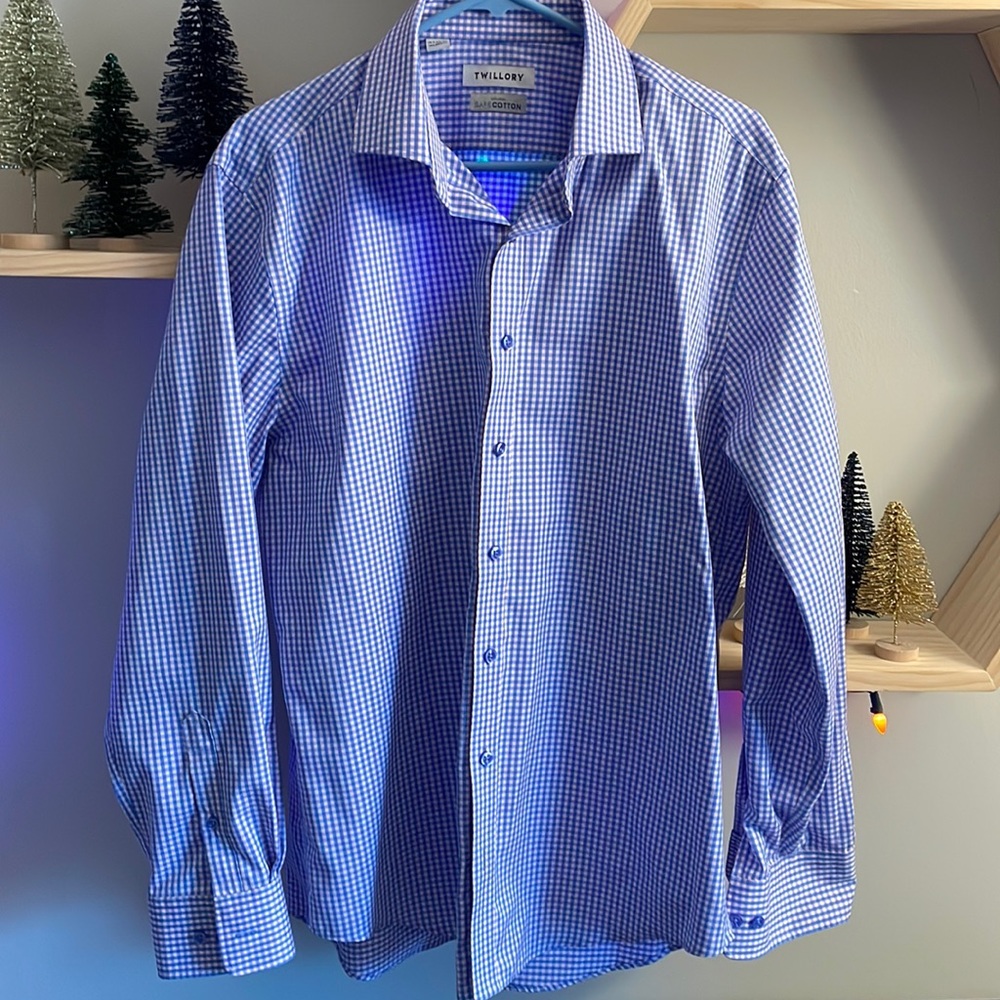 Twillory Tailored Fit Dress Shirt 16.5 34/35